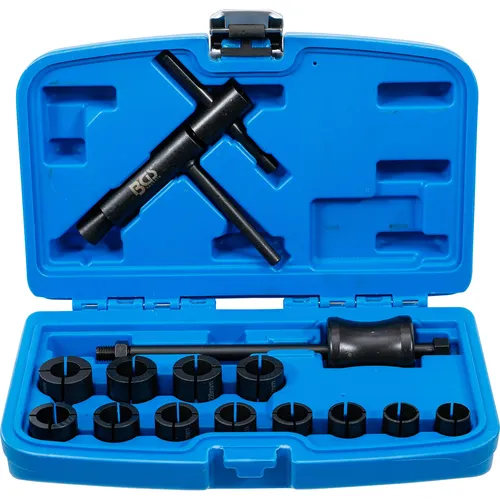 BGS 8242 Bremskolben-Ausbau-Satz - 14-tlg. Set für Motorräder, ideal zum einfachen Entfernen von Bremskolben mit Durchmesser von 19-30 mm, besonders effektiv bei festsitzenden Kolben.