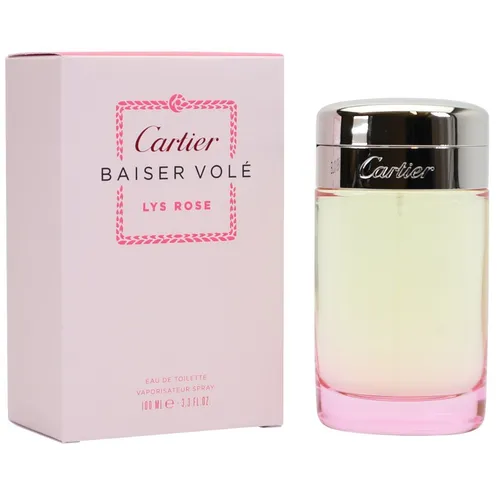 Cartier Baiser Vole Lys Rose Eau De Toilette Spray 100 ml - Damen Eau de Toilette mit dem verführerischen Duft von rosa Lilie und Himbeere, ideal für besondere Anlässe oder den täglichen Gebrauch.