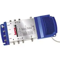 Hama Lypsi SE 5 6 SAT-Multischalter - Anschluss für bis zu 6 Receiver, hohe Störsicherheit und einfache Kabelzuordnung mit Farbcodierung