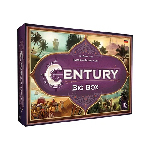 Plan B Games Century Big Box – Strategiespiel für Gewürzhändler - Gesellschaftsspiel für 2-4 Spieler ab 8 Jahren. Enthält 3 Titel und die Golden Deals-Erweiterung für noch mehr Spielspaß und Abwechslung!