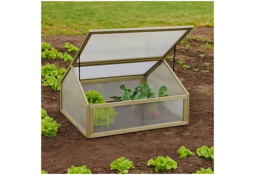 HTI-Living Frühbeet aus Holz und Polycarbonat