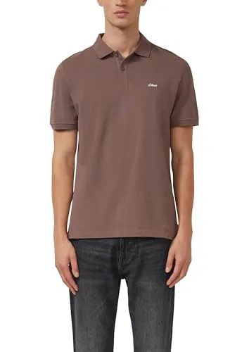 s.Oliver Poloshirt aus Baumwollpiqué für Herren in braun von s.Oliver