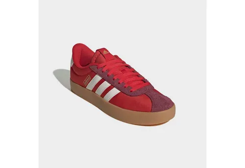 ADIDAS SPORTSWEAR VL COURT 3.0 Sneaker - Sportliche Sneaker aus Textil und Leder in Better Scarlet, Core White und Shadow Red, ideal für einen lässigen Look und vielseitige Outfits.
