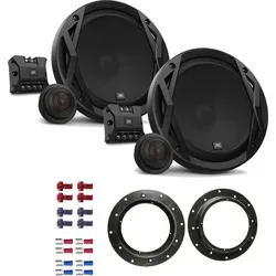 JBL Club 6500C Auto Lautsprecher mit Einbauset passend für Skoda Yeti ab 2009 Türen vorne 360 Watt 165mm 2 Wege Kompo