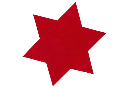 Annastore Platzset 6 x Filzsterne in vielen Größen von Annastore