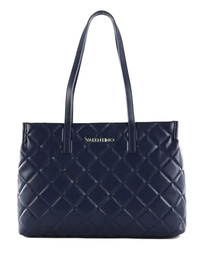 VALENTINO Ocarina Shopping Bag Blu - Umhängetasche aus hochwertigem Material, modernes Design und perfektes Maß von 38 x 27 x 14 cm, ideal für einen stilvollen Auftritt.