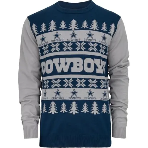 FOCO NFL Ugly Sweater Xmas Strick Pullover Dallas Cowboys - XL - Stylischer Weihnachtspullover für Fans der Dallas Cowboys, ideal für festliche Anlässe oder gemütliche Abende. Hochwertige Verarbeitung und bequemer Sitz.