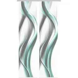 Vision S Schiebegardine CARA (2 St) - Modernes Set in Bambusoptik - Verleihen Sie Ihrem Raum mit der halbtransparenten Schiebegardine CARA in Bambusoptik einen modernen Akzent. Das Set aus 100% Polyester ist ideal für individuelle Fensterlösungen und einfach zu montieren.