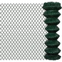 Produktbild vidaXL Maschendrahtzaun Stahl 1,25x25 m