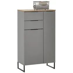 XORA Highboard DENVER - Modernes Design für Ihr Zuhause - Bad-Kommoden mit eleganter Ästhetik und Softclose-Funktion. Das XORA Highboard DENVER bietet praktischen Stauraum bei kompakten Maßen und passt perfekt in jeden Raum.