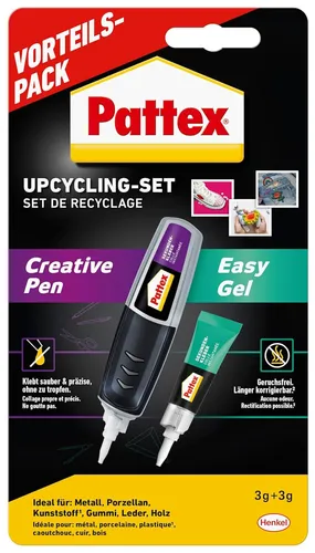 Pattex Sekundenkleber Upcycling Set Creative Pen + Easy Gel