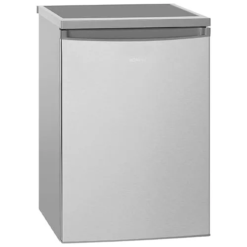 VS 2185.1 Vollraumkühlschrank Edelstahl - Kühlschrank mit 133 Liter Kapazität, energieeffizient (E) und flexibel durch wechselbaren Tür-Anschlag, ideal für jede Küche.