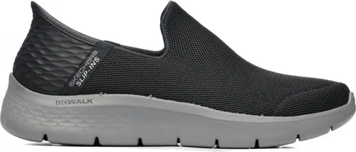 Skechers Go Walk Flex No Hands Slip-On Grau DKGY - Größe EU 43 - Sneaker mit innovativem Komfort, einfach anzuziehen dank Skechers Hands Free Slip-ins™ und ausgestattet mit einer dämpfenden Air-Cooled Memory Foam® Innensohle für ein angenehmes Fußklima.