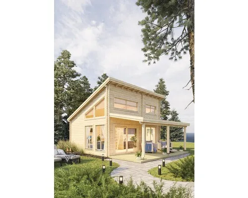 Produktbild Wochenendhaus Malmö 2 mit Schlafboden und Terrasse