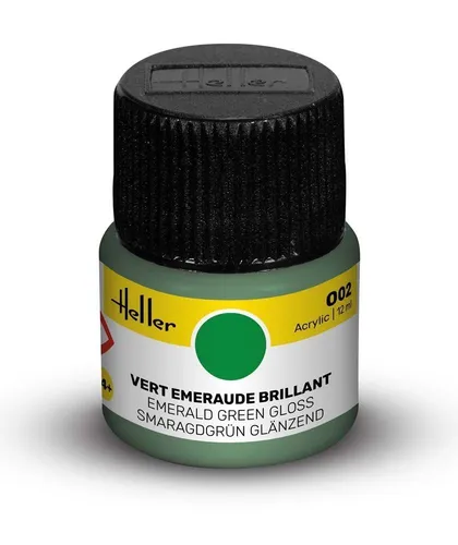 HELLER 9002 ACRYLFARBE 002 SMARAGDGRÜN GLÄNZEND 12ML