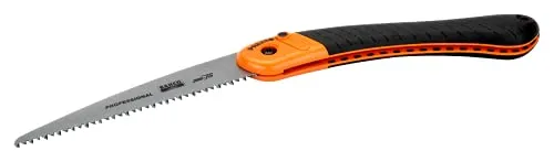 Bahco klappbare Astsäge 190 mm - Praktische Sägelösung für Obst-, Wein- und Landschaftsbau mit 5 Zähnen pro Zoll und 190 mm Klingenlänge, ideal für frisches Holz.