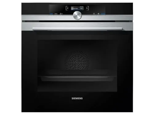 Siemens HB634GBS1 iQ700 Backofen - 71 L, Edelstahl, mit coolStart-Funktion - Backofen mit 71 L Volumen und innovativer coolStart-Funktion für zeitsparendes Zubereiten gefrorener Lebensmittel. Energieeffizienzklasse A+ und sanftes Öffnen dank softMove.