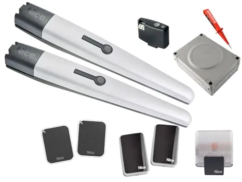 Nice TOONA 4024 KIT Drehtorantrieb 2-flüglig + 2x Handsender ON2E + Lichtschranken EPMB + Warnlicht ELDC EADAMS Set 5in1