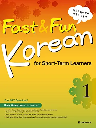 Fast & Fun Korean 1 A1: Kurs- und Übungsbuch mit Audios - Lehrbuch für Englisch mit interaktiven Audios, ideal für Kurzzeitlerner, um schnell Koreanisch zu lernen.