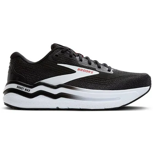 Brooks Ghost Max 2 Herren Laufschuhe - Noir - 42.5 - Laufschuhe für Herren, überragender Komfort und Dämpfung für Asphalt und befestigte Wege, ideal für anspruchsvolle Läufer.
