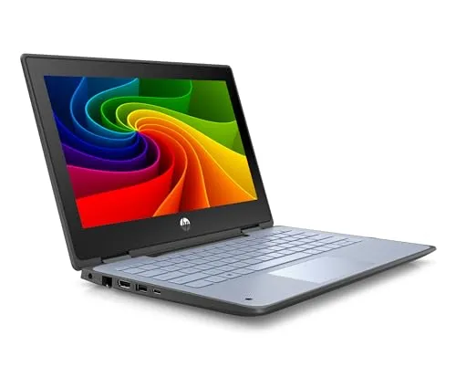 HP Business Laptop Notebook ProBook X360 11 Fortis G9 Pentium N6000 8GB 256B SSD 1366x768 Touchscreen Windows 11 (White) QWERTZ (Generalüberholt)