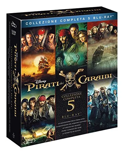 Blu-Ray - Pirati Dei Caraibi Collection 1-5 (5 Blu-Ray) (1 Blu-ray)