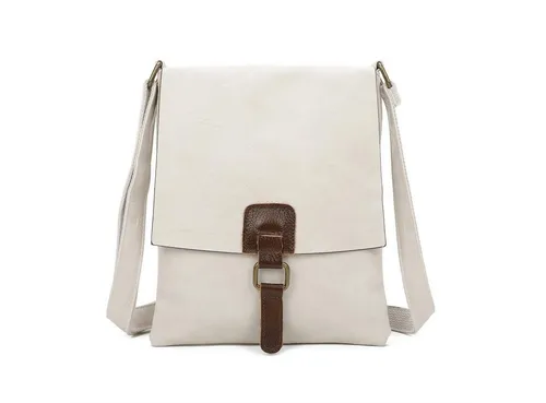 ITALYSHOP24 Schultertasche Damen Tasche Shopper Messenger CrossOver Tablet, als Umhängetasche, Handtasche, Bodybag tragbar