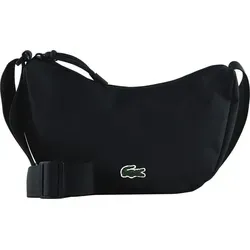 LACOSTE Neocroc Moon Bag - Elegante Damen Handtasche in Schwarz - Handtaschen mit markentypischem Lacoste Krokodil-Logo, übersichtlichem Hauptfach und hochwertiger Qualität. Ideal für stilbewusste Damen.