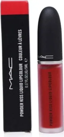 Mac Powder Kiss Liquid Lipcolour 5 ml - Macsmash 865295 - Lippenstift mit sanfter, cremiger Textur und langanhaltender Farbe. Spendet Feuchtigkeit für einen modernen, 