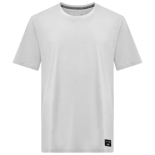 Salewa Eagle Logo Patch T-Shirt - Funktionsshirt für Herren in Größe 52, ideal zum Wandern. Hergestellt aus 80% Baumwolle und 20% Lyocell für optimalen Tragekomfort.