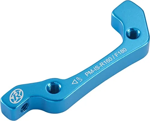Reverse Scheibenbremsen Adapter 2in1 IS-PM 160 hinten & vorne 180mm hell blau