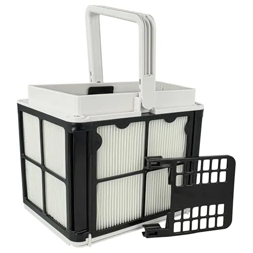 vhbw HEPA 13 Filterkorb kompatibel mit Maytronics Dolphin IZZY Climb, Liberty 200 Poolsauger, Poolroboter - 23,5 x 18 x 14,1 cm