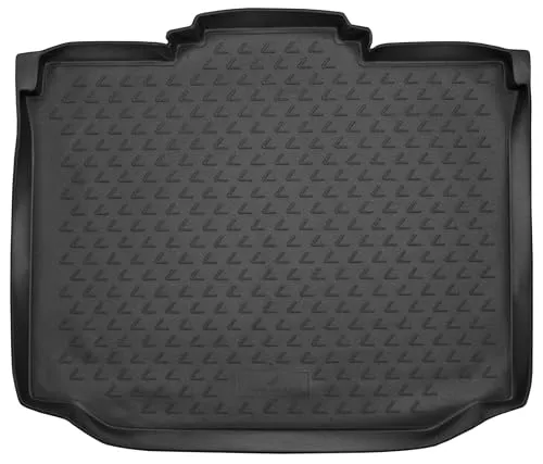 WALSER XTR Kofferraumwanne für Skoda Roomster 2006-2015, 100% passgenaue Antirutschmatte Auto, Gummimatte Auto, Kofferraum Schutzmatte, Anti Rutsch Matte Gummi, Auto Gummimatten