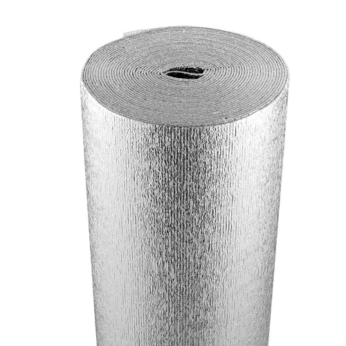 VEVOR Isolierfolie 15mx122cm - Hochwertige Dämmfolie - Dämmstoffe für optimale Wärmeisolierung, mit einem Wärmereflexionsgrad von über 95% für energieeffiziente Lösungen.