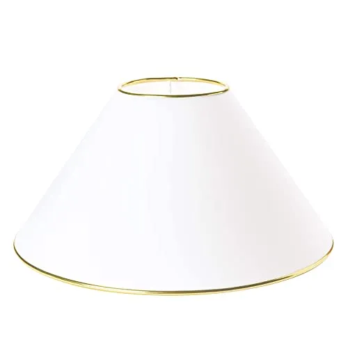 Großer Ersatz Lampenschirm 50cm mit Goldring in gold von ORION LIGHTSTYLE