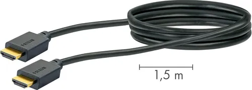 Schwaiger HDMU15 533 HDMI Kabel mit Ethernet 1,5m