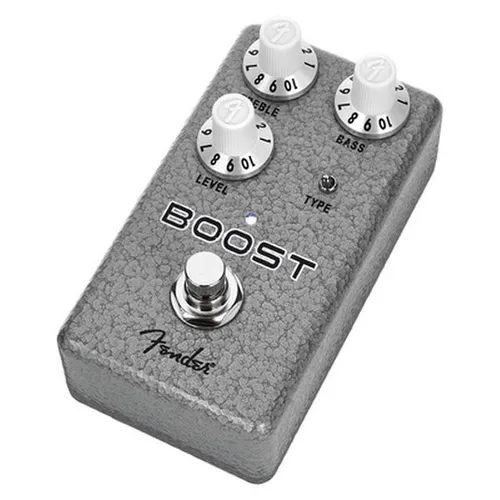 Fender Hammertone Boost - Verzerrer & Booster; JFET-basiertes Effektpedal für E-Gitarre mit präziser Klangregelung und kompaktem Design – ideal für kreative Boost-Variationen.