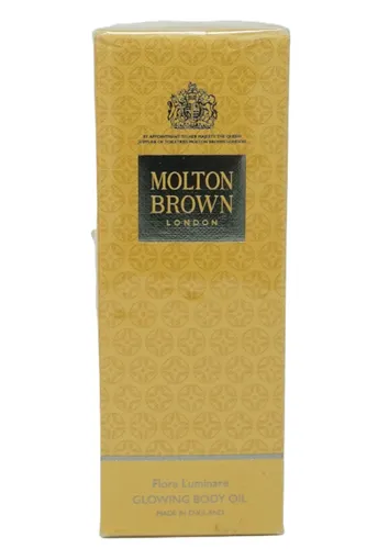 Molton Brown Flora Luminare Glowing Body Oil 100 ml - Luxuriöses Körperöl mit strahlendem Glow, verführt mit einem blumigen Duftmix aus Orangenblüte und Vanille – perfekt für eine verwöhnende Pflege.