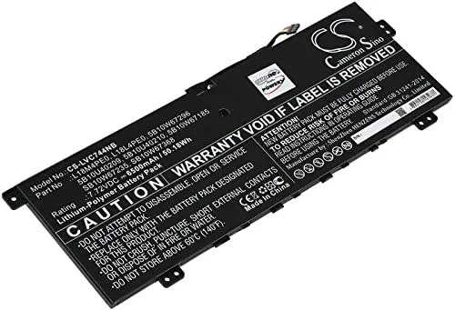 Powery Akku für Laptop Lenovo Yoga C740-14IML - Notebook Akku, 6500mAh Li-Ion, ideal als Ersatzakku für unterwegs, mit hoher Sicherheit und längerer Lebensdauer durch hochwertige Komponenten.
