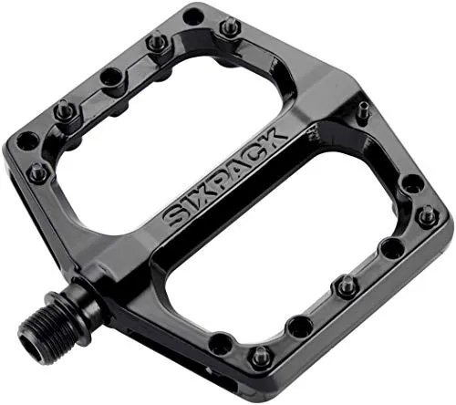 Sixpack Racing Menace Pedale für MTB, Erwachsene, Unisex, Schwarz, Einheitsgröße