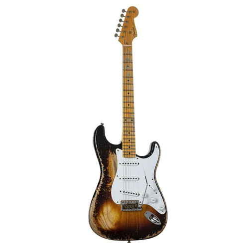 Fender LTD 70th Anniversary '54 Stratocaster Super Heavy Relic WF 2-Color Sunburst E Gitarre