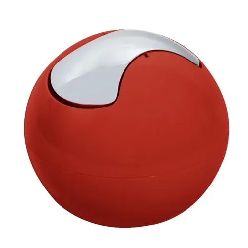 Abfallbehälter Rot von Spirella