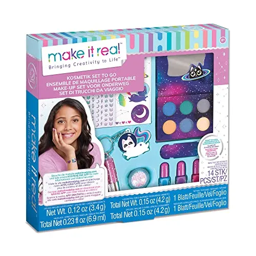 Kosmetik-Set to go für Mädchen, Make-up für Kinder, Schminkset, Beauty-Kit
