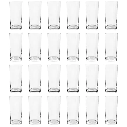 Argon Tableware Traditionelle Longdrinkgläser - 285 ml - Party-Set mit 24 Gläsern