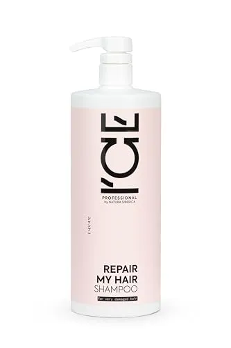 Natura Siberica ICE Professional Repair My Hair Shampoo, 1000 ml - Hochwirksames Shampoo für die Haarreparatur, ohne SLS und Parabene, mit natürlichen Inhaltsstoffen für eine sanfte Reinigung und Pflege.