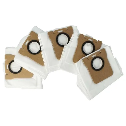 vhbw 5X Staubbeutel kompatibel mit Dreame DreameBot L10s Pro Ultra Heat Saugroboter - Beutel für die Absaugstation