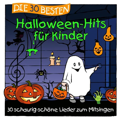 DIE 30 BESTEN HALLOWEEN-HITS FÜR KINDER - Neu & cellophaniert! - Kindermusik CD mit den besten Halloween-Hits, ideal für die gruselige Jahreszeit und die perfekte Unterhaltung für Kinder.