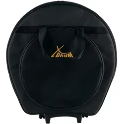 XDrum Beckentasche Trolley - Instrumentenzubehör mit robustem, rollbarem Design für komfortablen Transport von Becken bis 20'' Größe. Reißfestes, wasserabweisendes Außenmaterial und großzügige Innenpolsterung schützen Ihre Ausrüstung.