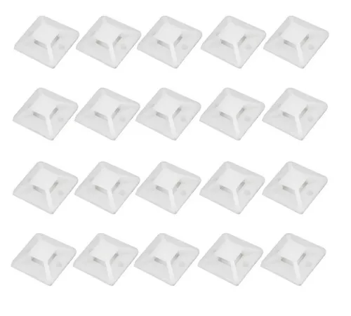 Stück Klebesockel für Kabelbinder 18 x 18 mm Sockel Klebepads selbstklebend 30