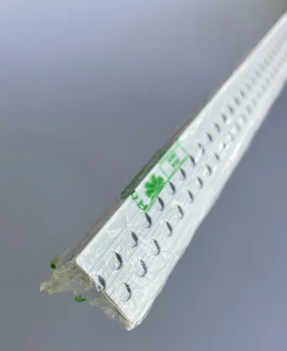 Baukom Spachtelprofil Kantenprofil 24 x 24 mm PVC 4 Stück